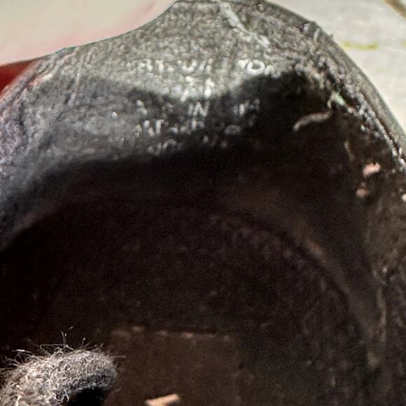 Black Leather Lace Up Derby Shoes Womens SZ 7 Chunky Lug Sole Witchy Whimsigoth - Picture 8 of 8